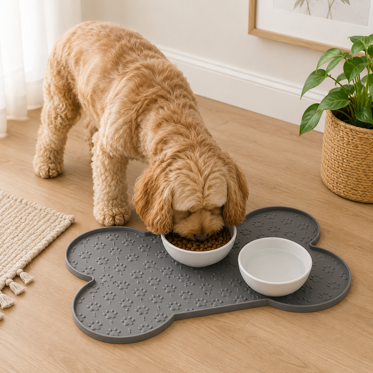 PawShield Silicone Bowl Mat