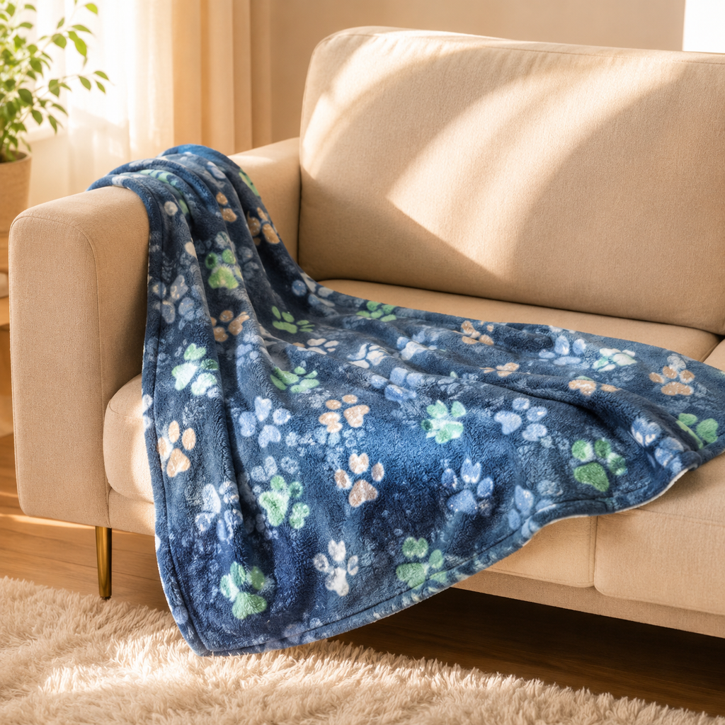 PawPrint Fleece Blanket