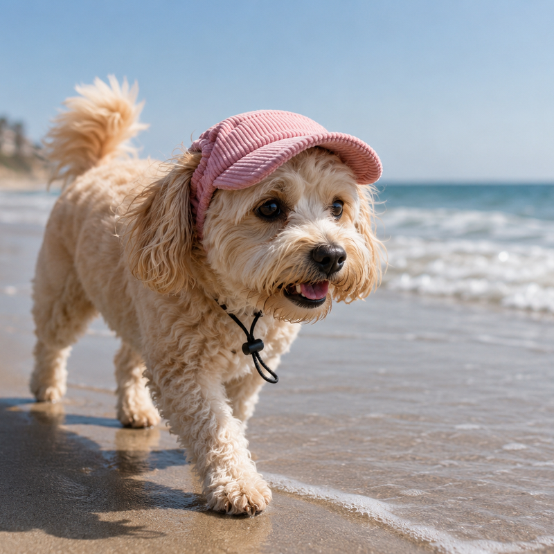 PawShade Corduroy Dog Cap