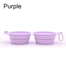 FoldAway Double Travel Bowl