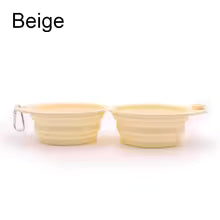 FoldAway Double Travel Bowl
