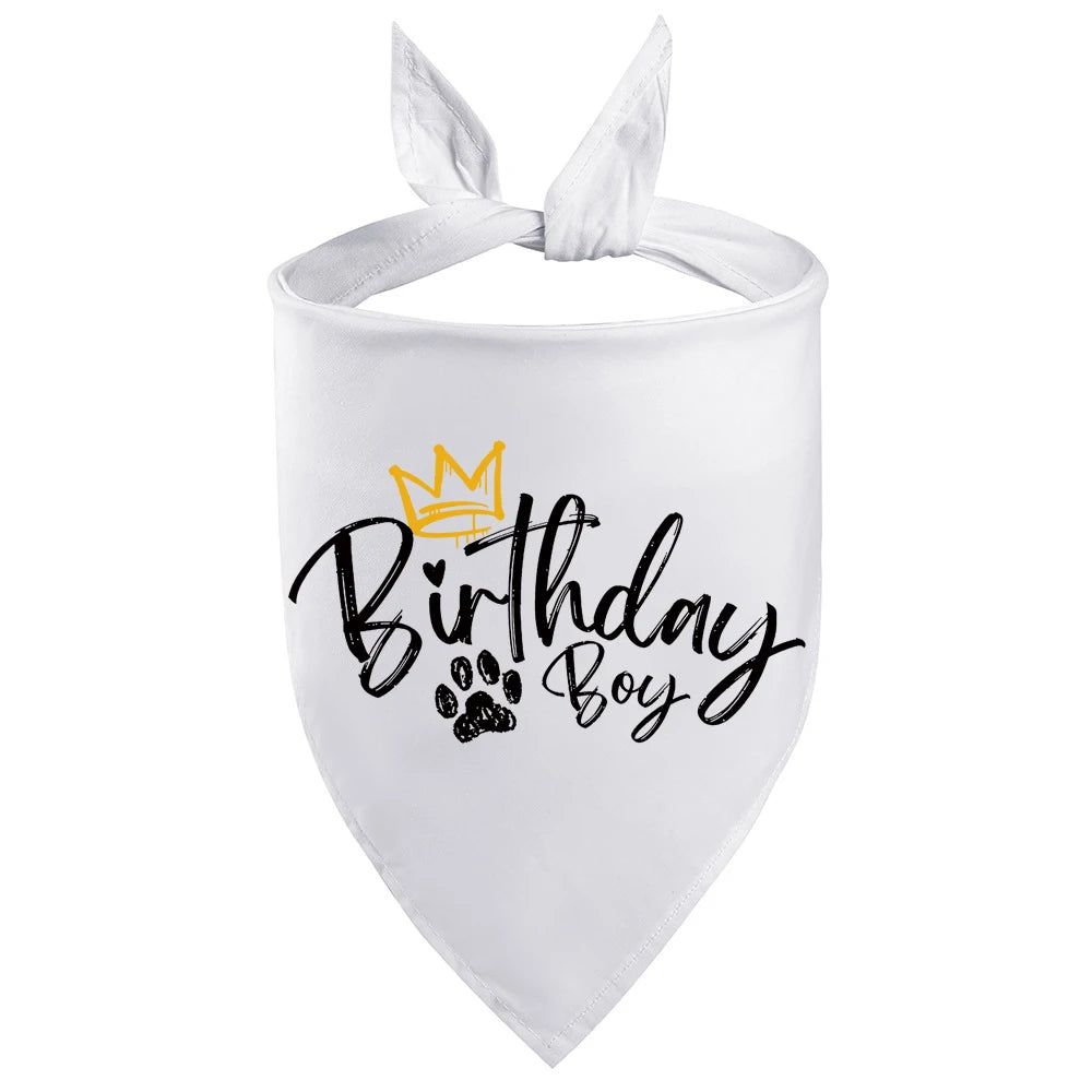 Birthday Bandana