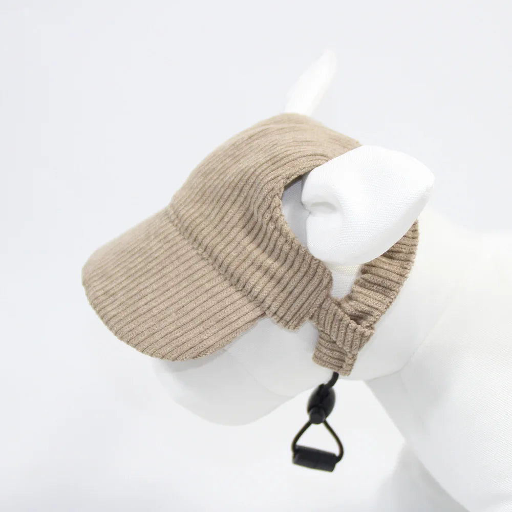 PawShade Corduroy Dog Cap