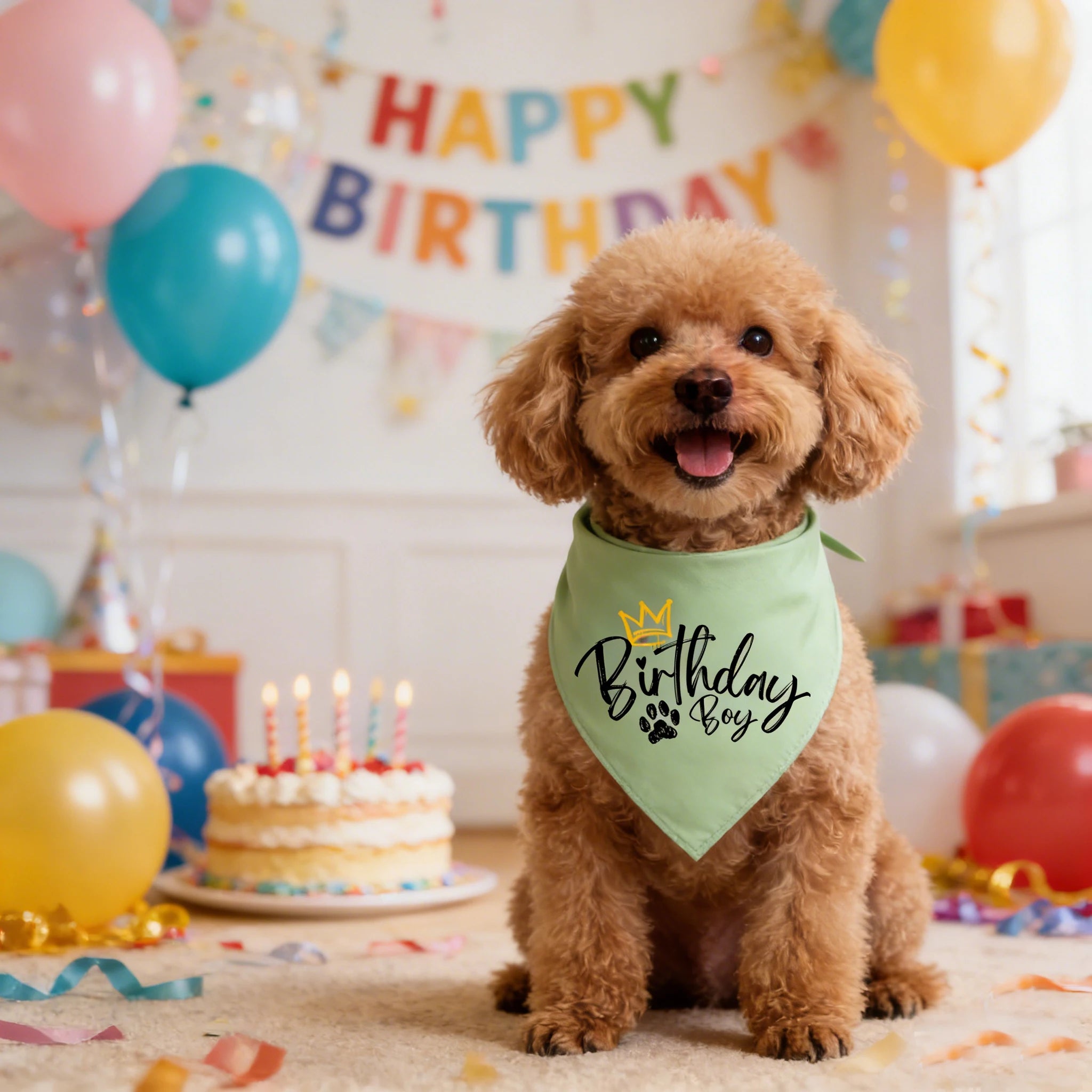 Birthday Bandana