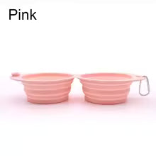 FoldAway Double Travel Bowl