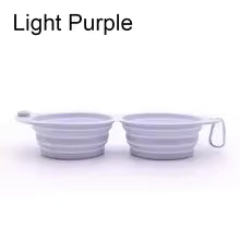 FoldAway Double Travel Bowl