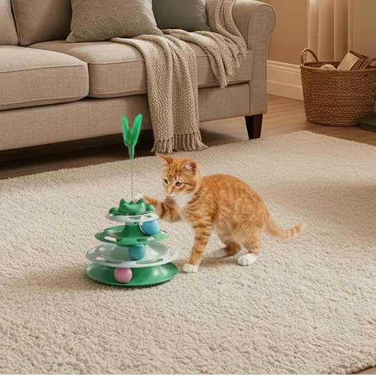 WhirlPaw Interactive Cat Tower
