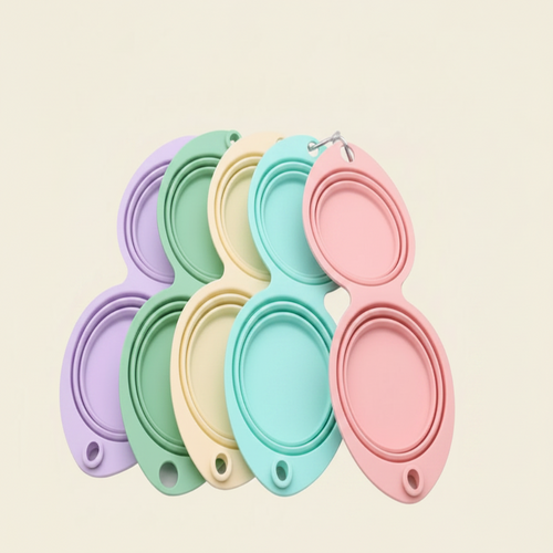 FoldAway Double Travel Bowl
