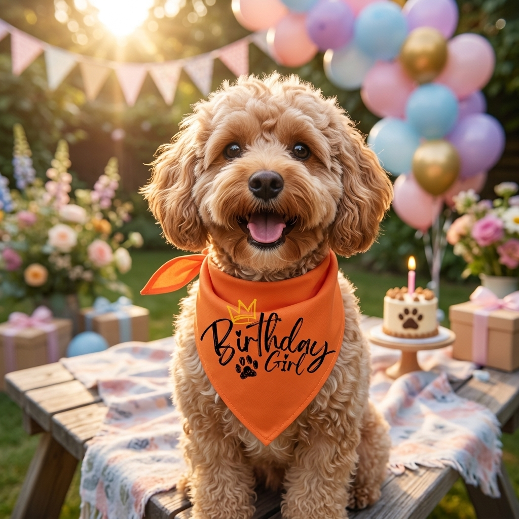 Birthday Bandana