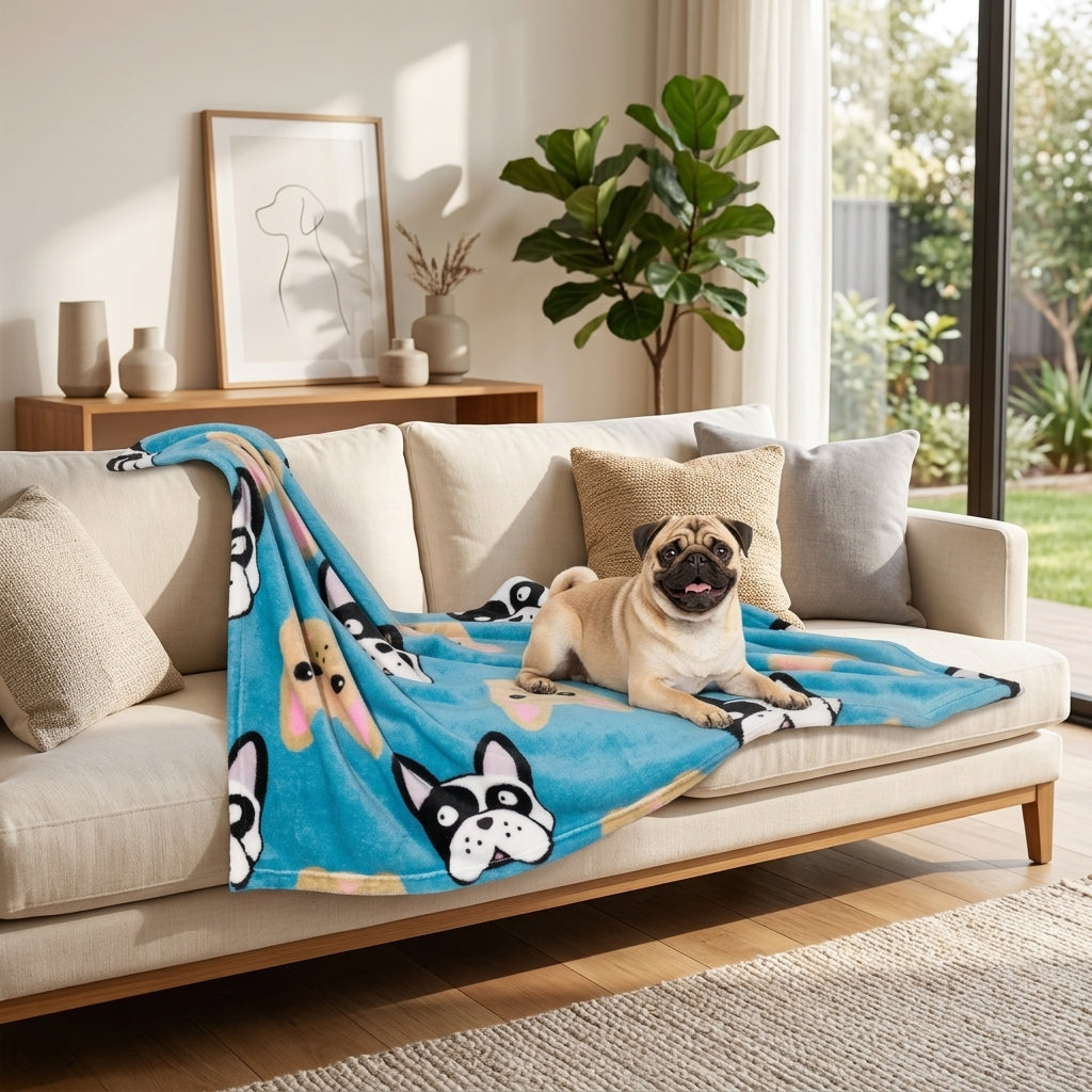 PawPrint Fleece Blanket